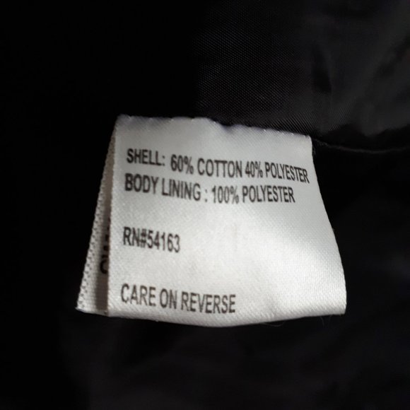 Calvin Klein Black Double Breasted Coat - Picture 9 of 9